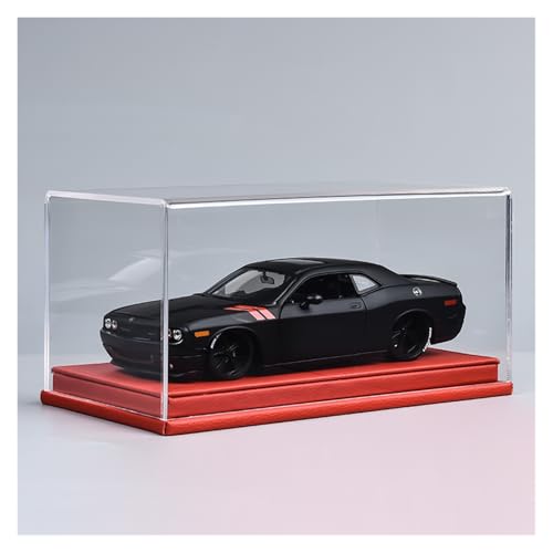 ZHRDWE Modellauto Metall 1:24 Für Dodge Challenger Muscle Car Classic Collection Fahrzeug Statische Anzeige Gedenkgeschenk(Black-C) von ZHRDWE