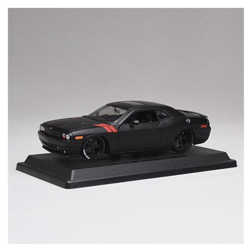 ZHRDWE Modellauto Metall 1:24 Für Dodge Challenger Schwarz Hobby Sammeln Diecast Auto Enthusiasten Geschenk von ZHRDWE