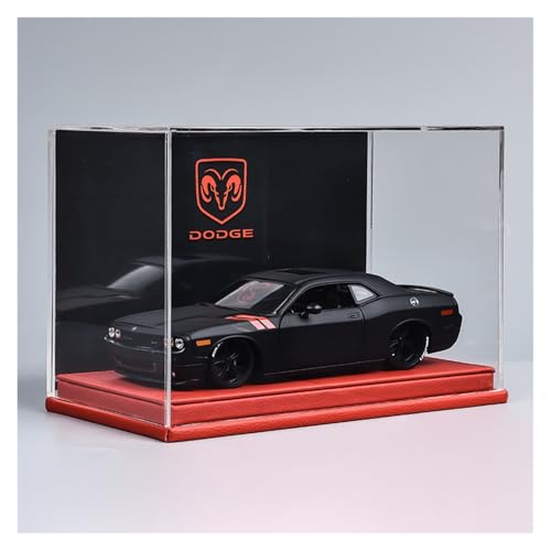 ZHRDWE Modellauto Metall 1:24 Für Dodge Challenger Statische Muscle Car Klassische Sammlung Fahrzeug Urlaub Geschenk Senden An EINEN Freund(Black-A) von ZHRDWE