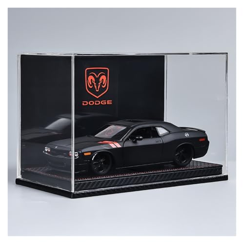 ZHRDWE Modellauto Metall 1:24 Für Dodge Challenger Statische Muscle Car Klassische Sammlung Fahrzeug Urlaub Geschenk Senden An EINEN Freund(Black-C) von ZHRDWE
