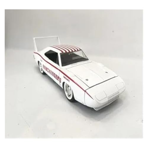 ZHRDWE Modellauto Metall 1:24 Für Dodge Charger Daytona Legierung Rennen Diecast Spielzeug Muscle Sport Auto Modell Sammlung Spielzeug Geschenk Spielzeugauto(White) von ZHRDWE