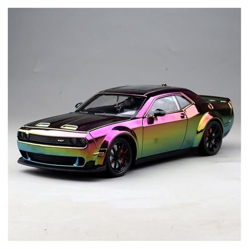ZHRDWE Modellauto Metall 1:24 Für Dodge Hellcat Redeye Dämon SRT Legierung Modell Auto Hobby Spielzeug Junge Geschenk(Purple) von ZHRDWE
