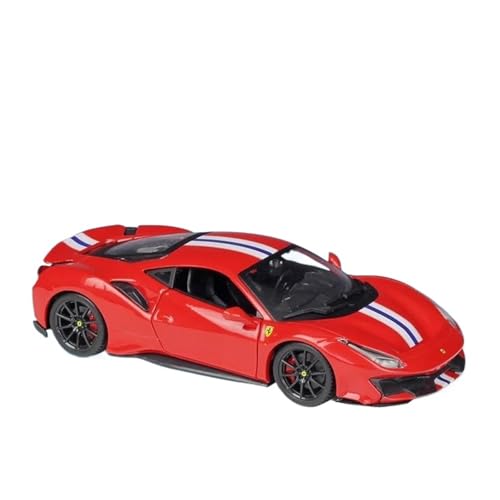 ZHRDWE Modellauto Metall 1:24 Für Ferrari 488 Pista Rot Statisches Souvenir Druckguss-Automodell Spielzeug Display Geschenksammlung Spielzeugauto ZHRDWE Modellauto Metall 1:24 Für Ferrari 488 Pista Rot Statisches Souvenir Druckguss-Automodell Spielzeug Display Geschenksammlung Spielzeugauto von ZHRDWE