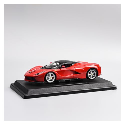ZHRDWE Modellauto Metall 1:24 Für Ferrari Modell Spielzeug Rennwagen Freund Herren Desktop Ornamente Sinnvolle Überraschung Geschenk(Rot) von ZHRDWE