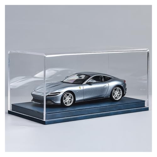 ZHRDWE Modellauto Metall 1:24 Für Ferrari Roma Legierung Sport Auto Modell Druckguss Auto Legierung Statische Ornamente Geschenk(Dark Grey-A) von ZHRDWE