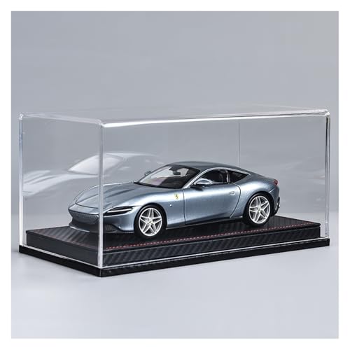ZHRDWE Modellauto Metall 1:24 Für Ferrari Roma Legierung Sport Auto Modell Druckguss Auto Legierung Statische Ornamente Geschenk(Dark Grey-B-A) von ZHRDWE