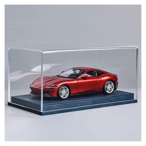 ZHRDWE Modellauto Metall 1:24 Für Ferrari Roma Legierung Sport Auto Modell Druckguss Auto Legierung Statische Ornamente Geschenk(Red-A) von ZHRDWE