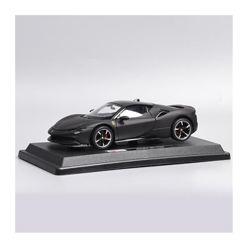 ZHRDWE Modellauto Metall 1:24 Für Ferrari SF90 Legierung Rennen Spielzeug Auto Modell Sammlung Geschenke Statische Display Urlaub Gify(Gray) von ZHRDWE