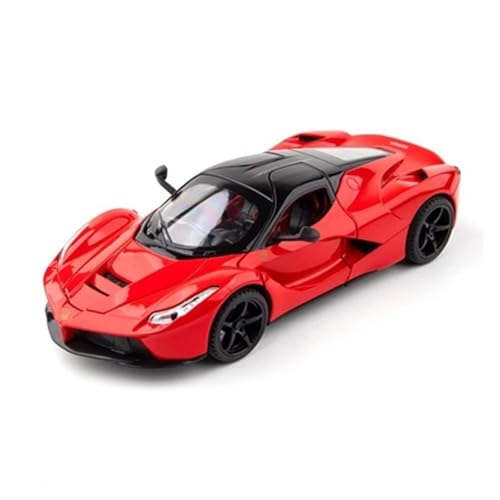 ZHRDWE Modellauto Metall 1:24 Für Ferraris Laferrari Legierung Offenen Sport Auto Modell Gießt Druck Spielzeug Fahrzeuge Geschenk Spielzeugauto(Red 2) von ZHRDWE