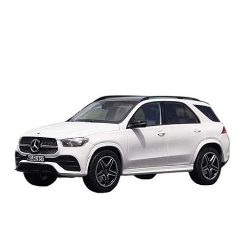 ZHRDWE Modellauto Metall 1:24 Für GLE 350 300 450 Druckguss Metall Spielzeug Fahrzeuge Modell Oft Beleuchtung Sound Wirkung Geschenk Spielzeugauto(White) von ZHRDWE