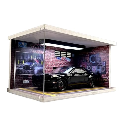 ZHRDWE Modellauto Metall 1:24 Für Hellcat SRT Legierung Statisches Metallauto Spielzeugmodell Erwachsenensammlung Statisches Display Souvenir(Schwarz) von ZHRDWE