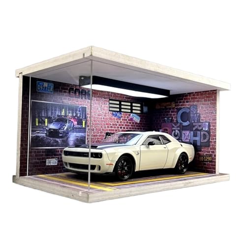 ZHRDWE Modellauto Metall 1:24 Für Hellcat SRT Legierung Statisches Metallauto Spielzeugmodell Erwachsenensammlung Statisches Display Souvenir(White) von ZHRDWE