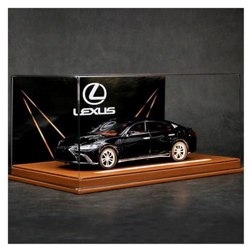 ZHRDWE Modellauto Metall 1:24 Für Lexus ES300 Acryl Display Box Große Luxus Executive Limousine Legierung Metall Druckguss Auto Modell(Gray) von ZHRDWE