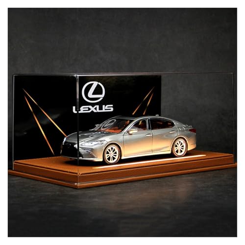 ZHRDWE Modellauto Metall 1:24 Für Lexus ES300 Acryl Display Box Große Luxus Executive Limousine Legierung Metall Druckguss Auto Modell(Silber) von ZHRDWE