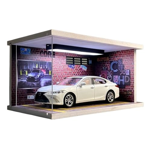 ZHRDWE Modellauto Metall 1:24 Für Lexus ES300 Großes Luxus-Druckguss-Metallmodell Spielzeugauto-Sammlung Szenenornamente(Style 1) von ZHRDWE