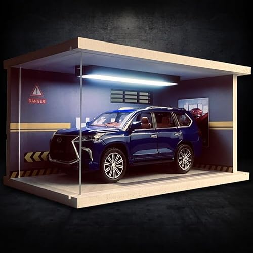 ZHRDWE Modellauto Metall 1:24 Für Lexus LX570 Garage Edition Sammlerfahrzeuge Aus Druckguss Modellautos Von Freunden(Blau) von ZHRDWE