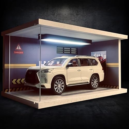 ZHRDWE Modellauto Metall 1:24 Für Lexus LX570 Garage Edition Sammlerfahrzeuge Aus Druckguss Modellautos Von Freunden(White) von ZHRDWE