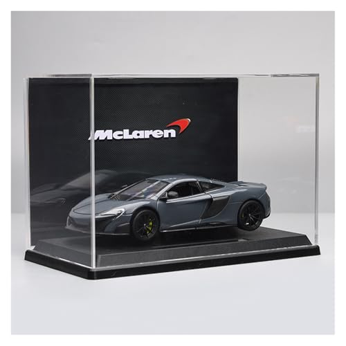 ZHRDWE Modellauto Metall 1:24 Für McLaren 675LT Supercar Statische Fahrzeug Modell Spielzeug Desktop Ornament Geschenk(Grey-A) von ZHRDWE