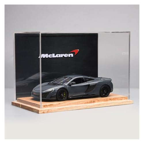 ZHRDWE Modellauto Metall 1:24 Für McLaren 675LT Supercar Statische Fahrzeug Modell Spielzeug Desktop Ornament Geschenk(Grey-B) von ZHRDWE
