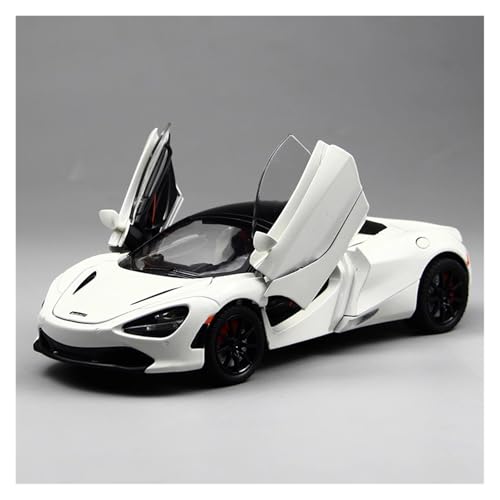 ZHRDWE Modellauto Metall 1:24 Für McLaren 720S Legierung Druckguss Fahrzeugmodell Supersportwagen Indoor Und Outdoor Spiel Hobby Spielzeug(White) von ZHRDWE