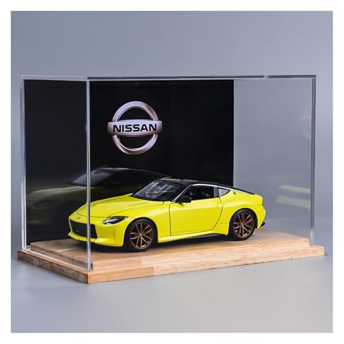 ZHRDWE Modellauto Metall 1:24 Für Nissan Legierung Diecast Spielzeug Auto Sammlung Geschenke Statische Display Urlaub Gify(Yellow-B) von ZHRDWE