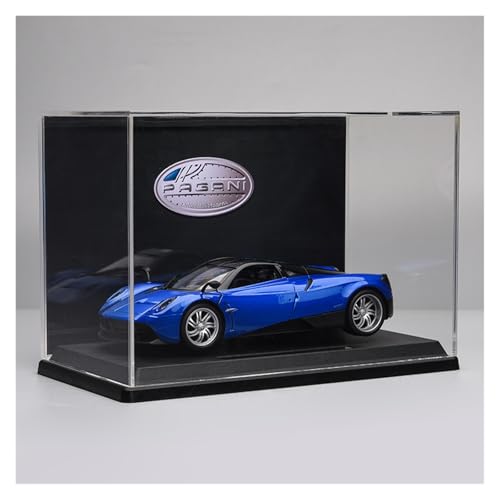 ZHRDWE Modellauto Metall 1:24 Für Pagani Legierung Statische Druck Auto Spielzeug Modell Dekoration Urlaub Geschenk Sammlung(Blue-A) von ZHRDWE