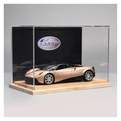ZHRDWE Modellauto Metall 1:24 Für Pagani Legierung Statische Druck Auto Spielzeug Modell Dekoration Urlaub Geschenk Sammlung(Gold-A) von ZHRDWE
