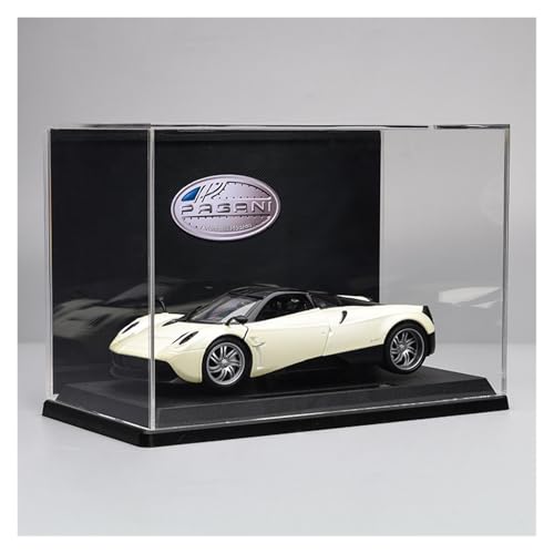 ZHRDWE Modellauto Metall 1:24 Für Pagani Legierung Statische Druck Auto Spielzeug Modell Dekoration Urlaub Geschenk Sammlung(White-A) von ZHRDWE