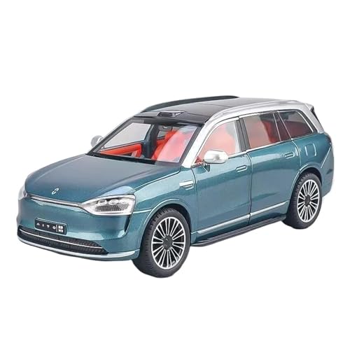 ZHRDWE Modellauto Metall 1:24 Für SERES AITO M9 SUV Legierung Diecast Metall Miniatur Auto Spielzeug Fahrzeug Indoor Und Outdoor Gaming Hobbies Geschenk Spielzeugauto(Blau) von ZHRDWE