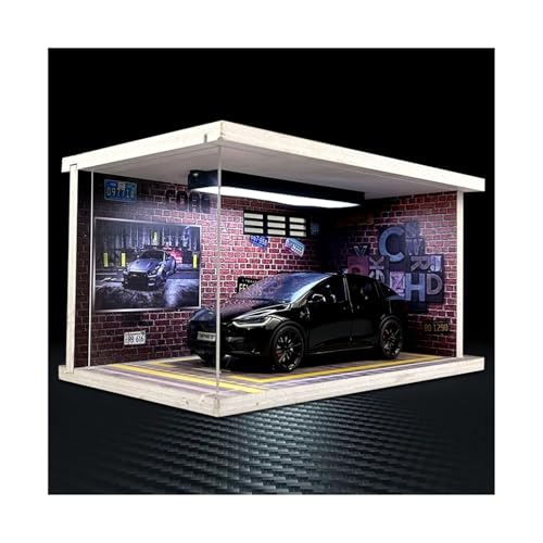 ZHRDWE Modellauto Metall 1:24 Für Tesla Modell X Druckguss Auto Garage Vitrine Sammlerstücke Fahrzeug Hobby Ornamente Urlaub Freund(Schwarz) von ZHRDWE