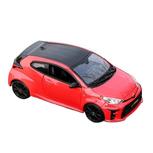 ZHRDWE Modellauto Metall 1:24 Für Toyota GR Yaris Supra Coupe Legierung Druckguss Modell Super Luxus Sport Auto Geschenke Spielzeugauto(Rot) von ZHRDWE