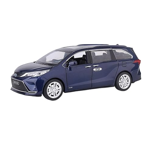 ZHRDWE Modellauto Metall 1:24 Für Toyota Senna Kommerziellen Fahrzeug Grevia Legierung Auto Modell Junge Spielzeug Geschenk Sammlung Display(Blau) von ZHRDWE