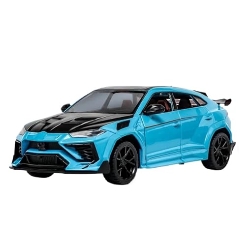 ZHRDWE Modellauto Metall 1:24 Für Urus SUV Erwachsene Sammlermodell Auto Geschenk Für Und Gaming-Fans Spielzeugauto(Blau) von ZHRDWE
