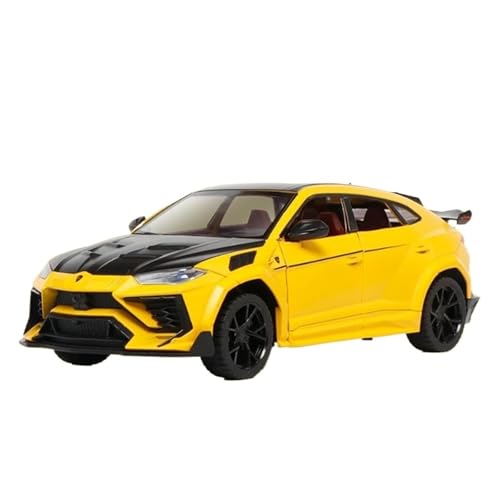 ZHRDWE Modellauto Metall 1:24 Für Urus SUV Erwachsene Sammlermodell Auto Geschenk Für Und Gaming-Fans Spielzeugauto(Yellow) von ZHRDWE