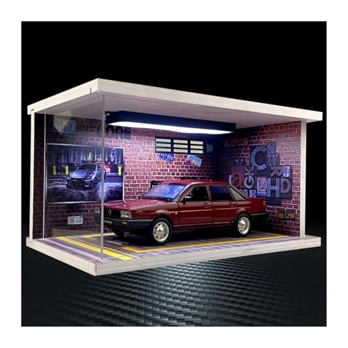 ZHRDWE Modellauto Metall 1:24 Für Volkswagen Santana Druckguss Auto Garage Vitrine Computer Desktop Ornamente Trendy Display Geschenk(Style 3) von ZHRDWE