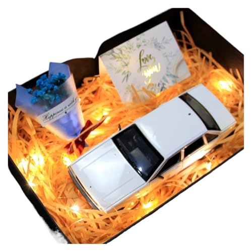 ZHRDWE Modellauto Metall 1:24 Für Volkswagen Santana Modell Spielzeug Auto Sammlerstücke Hobby Ornamente Urlaub Geschenke Für Freund(White) von ZHRDWE