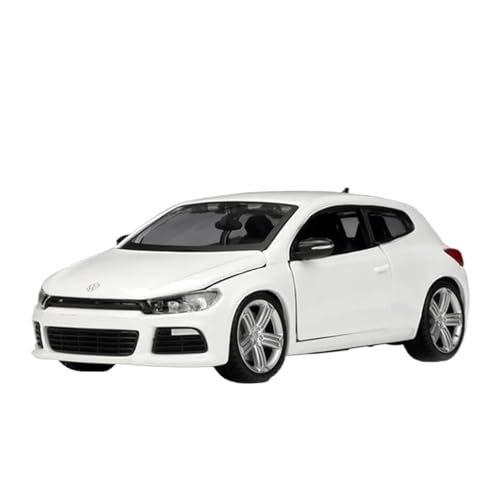 ZHRDWE Modellauto Metall 1:24 Für Volkswagen ‌Scirocco‌ Weiß Druckguss Fahrzeug Modell Auto Spielzeug Sammler Spielzeug Geschenke Spielzeugauto von ZHRDWE