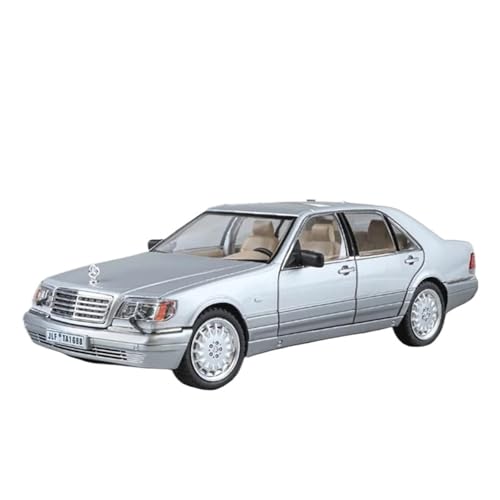 ZHRDWE Modellauto Metall 1:24 Für W140 S320 SEL Street Edition Diecast Auto Modell Sound Licht Weihnachten Fahrzeuge Spielzeug Geschenk Spielzeugauto(Gray) von ZHRDWE