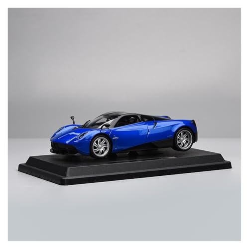ZHRDWE Modellauto Metall 1:24 Pagani Windjammer Sportwagen-Modellsammlung Ausstellungsgeschenke Für Freunde Und Verwandte(Blau) von ZHRDWE
