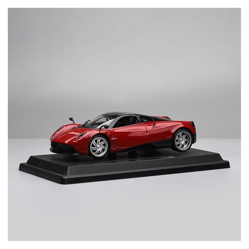 ZHRDWE Modellauto Metall 1:24 Pagani Windjammer Sportwagen-Modellsammlung Ausstellungsgeschenke Für Freunde Und Verwandte(Rot) von ZHRDWE