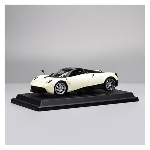 ZHRDWE Modellauto Metall 1:24 Pagani Windjammer Sportwagen-Modellsammlung Ausstellungsgeschenke Für Freunde Und Verwandte(White) von ZHRDWE