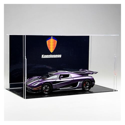 ZHRDWE Modellauto Metall 1:24 for Koenigsegg Collectible Racing Toy Vehicle Model Desktop Ornaments (Purple) von ZHRDWE