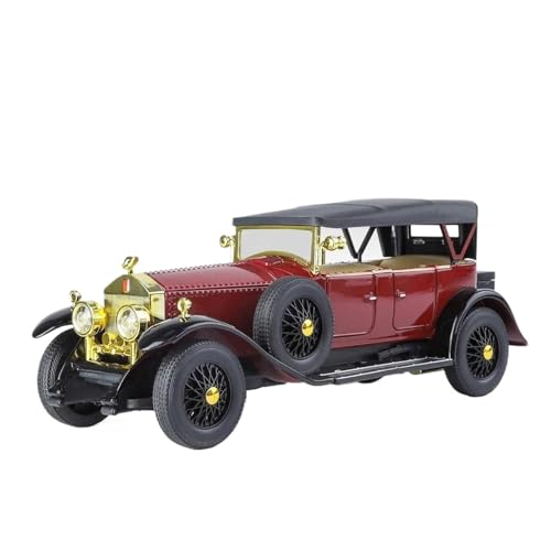 ZHRDWE Modellauto Metall 1:24 for Rolls Royce Phantom I 1925 Luxury Car Alloy Metal Diecast Model Vehicles Static Ornament Gifts Spielzeugauto(Rot) von ZHRDWE
