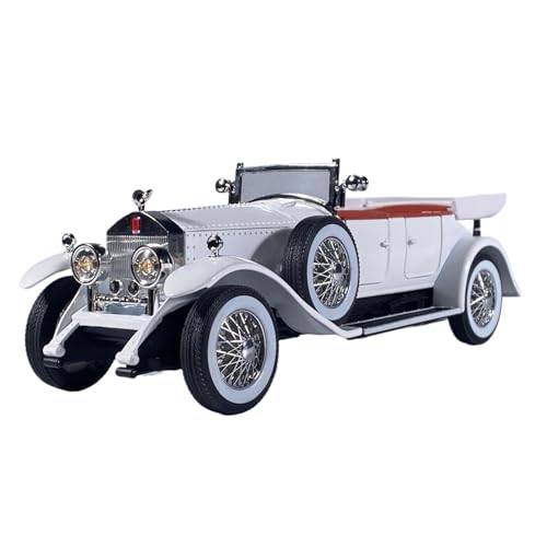 ZHRDWE Modellauto Metall 1:24 for Rolls Royce Phantom I 1925 Luxury Car Alloy Metal Diecast Model Vehicles Static Ornament Gifts Spielzeugauto(White) von ZHRDWE