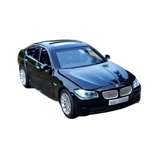 ZHRDWE Modellauto Metall 1:32 BMW 5 Series 535i Legierung Modell Auto Druckguss Sound Licht Spielzeug Fahrzeuge Geschenk Spielzeugauto(Schwarz) von ZHRDWE