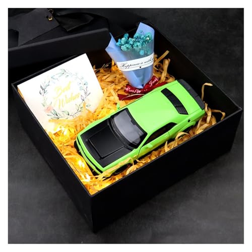 ZHRDWE Modellauto Metall 1:32 Für Dodge Challenger SRT Hellcat Redeye Legierung Metall Auto Spielzeug Modell Weihnachten Geschenke Urlaub(Grün) von ZHRDWE