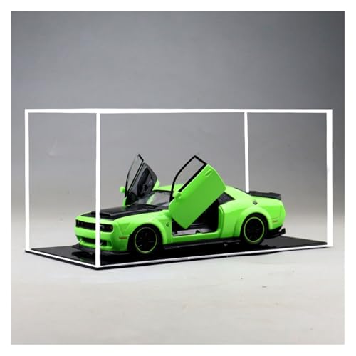 ZHRDWE Modellauto Metall 1:32 Für Dodge Challenger SRT Hellcat Redeye Legierung Metall Druckguss Modell Auto Und Urlaub Geschenke(Grün) von ZHRDWE