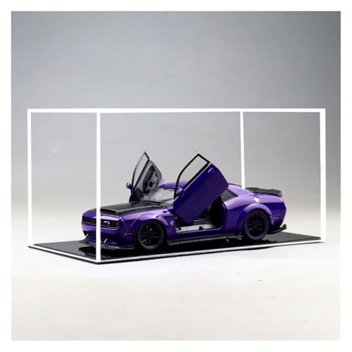 ZHRDWE Modellauto Metall 1:32 Für Dodge Challenger SRT Hellcat Redeye Legierung Metall Druckguss Modell Auto Und Urlaub Geschenke(Purple) von ZHRDWE