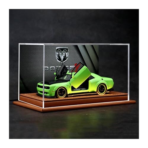 ZHRDWE Modellauto Metall 1:32 Für Dodge Challenger SRT Hellcat Redeye Metall Muscle Car Erwachsenen Sammlung Display Spielzeug Modell Autos(Grün) von ZHRDWE