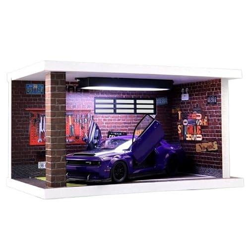 ZHRDWE Modellauto Metall 1:32 Für Dodge Challenger SRT Hellcat Redeye Muscle Fahrzeug Legierung Sport Auto Racing Modell Spielzeug Geschenk(Purple) von ZHRDWE